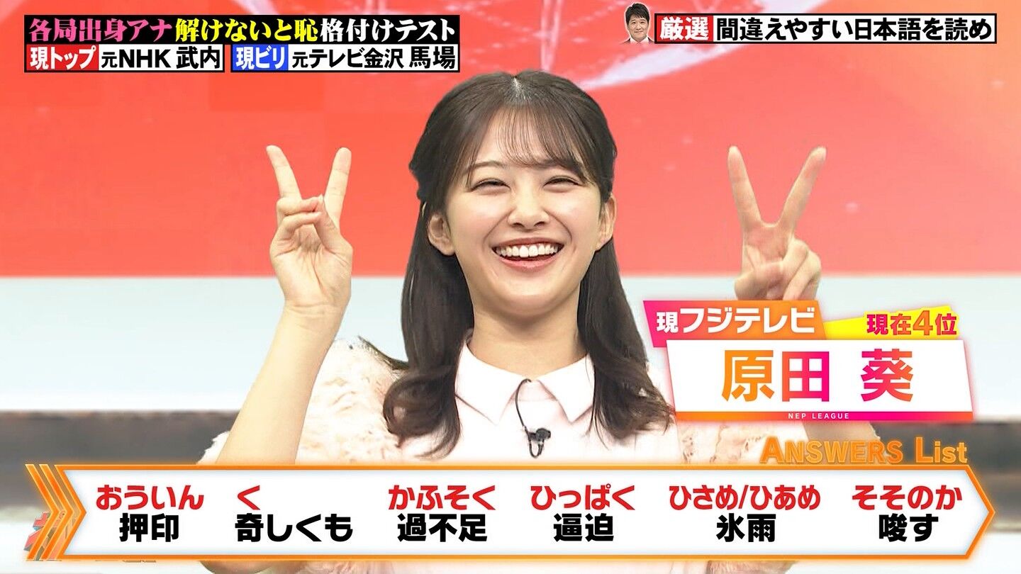 原田葵アナの画像集 vol.36