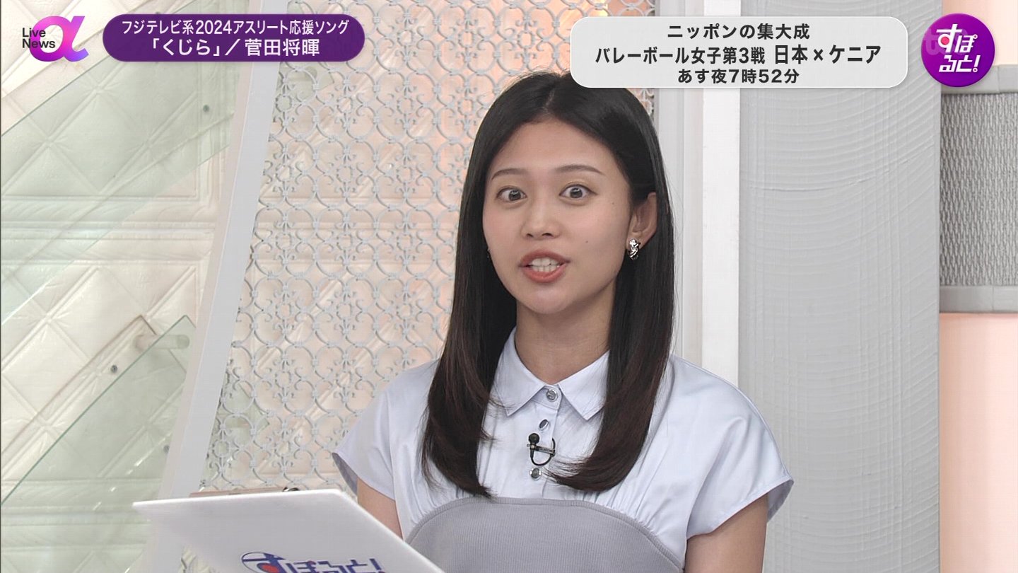 松﨑涼佳アナの画像集 vol.327