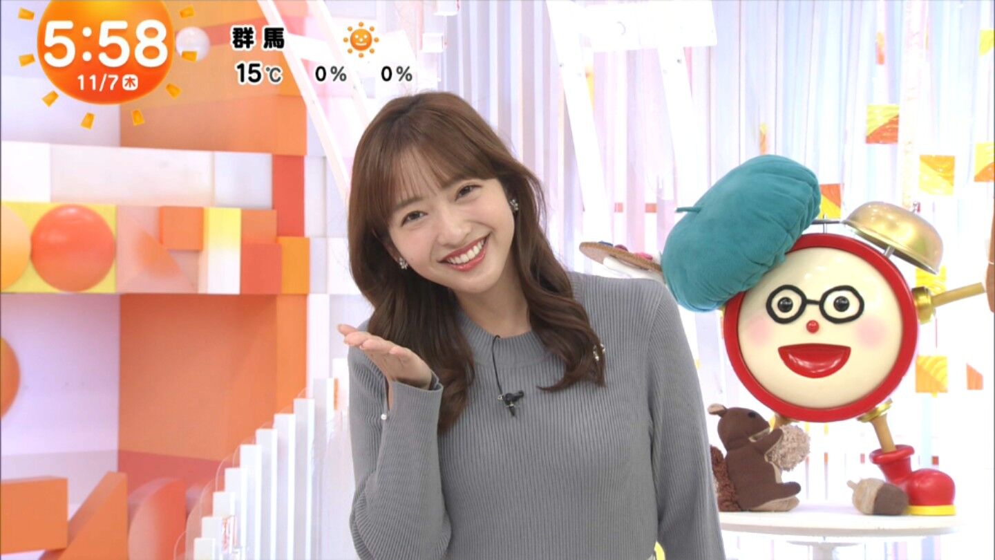 藤本万梨乃アナの画像集 vol.165